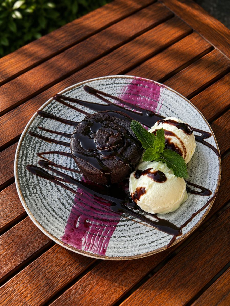 Lavacake cu inghetata